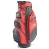 PowaKaddy Dri-Tech Cart Bag Gunmetal Red 22 -Clubs Cheap Store PW22A0301005 L