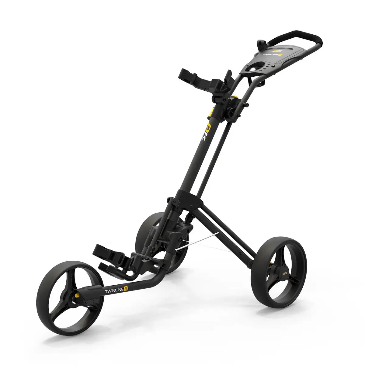 PowaKaddy 2022 Twinline 5 Push Cart Matt/Black