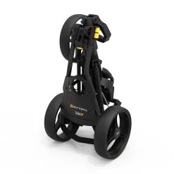 PowaKaddy 2022 Twinline 5 Push Cart Matt/Black -Clubs Cheap Store Product Template 0005s 0004 PowaKaddy TL5 Black 3 4 Folded