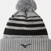 MIZUNO BREATH THERMO POM POM BEANIE GREY -Clubs Cheap Store S52GW2502 05 Grey 1