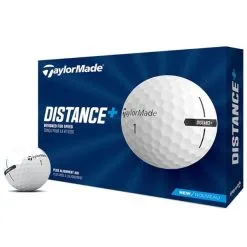 TaylorMade Distance + Golf Balls Dozen White