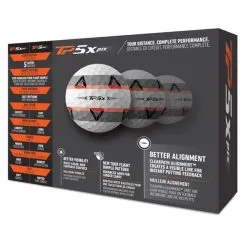 TaylorMade TP5X Pix 2.0 Golf Balls Dozen White (2 Dozen €90) -Clubs Cheap Store TA21D0105001 2 L
