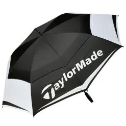 TaylorMade64" Double Canopy Umbrella Black - White