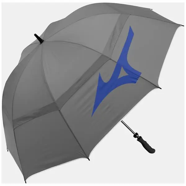 Mizuno Tour Twin Canopy Umbrella Grey - Blue 3 Mizuno Tour Twin Canopy Umbrella Grey - Blue
