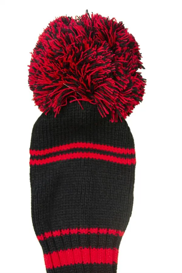 Longridge Pom Pom Headcover - Driver Red 4 Longridge Pom Pom Headcover - Driver Red - Image 2