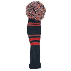 Longridge Pom Pom Headcover - Driver Red