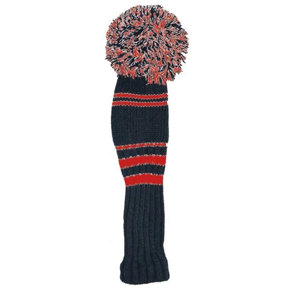 Longridge Pom Pom Headcover - Driver Red 3 Longridge Pom Pom Headcover - Driver Red