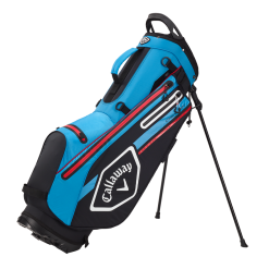 Callaway CHEV DRY STAND BAG Black/CYAN/Fire Red
