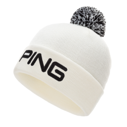 PING Classic Bobble Hat White