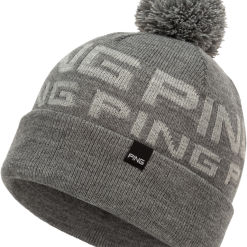 Ping Logo II Bobble Hats Grey Marl/Silver Marl