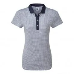 Footjoy Ladies MicroDot Golf Polo Shirt - Navy
