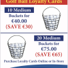 Digicards Loyalty Card Athlone Driving Range -Clubs Cheap Store image