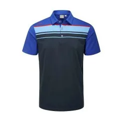 Ping Gents Sinclair Polo Shirt Blue Surf