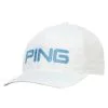 Ping Classic Lite Golf Cap White/Light Blue -Clubs Cheap Store ping classic lite golf cap 35980 01 1 1