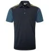 PING MALVERN GOLF POLO SHIRT - NAVY/STORMCLOUD