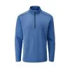 PING RAMSEY 1/2 ZIP FLEECE TOP Snorkel Blue Marl -Clubs Cheap Store ramsey p03356 snorkel blue marl front 1000x1000 2